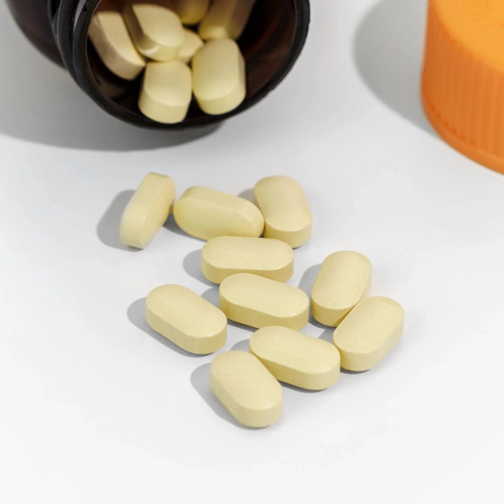 Asco-1 Collagen Advanced supplement tablets with collagen, vitamin C and glutathione