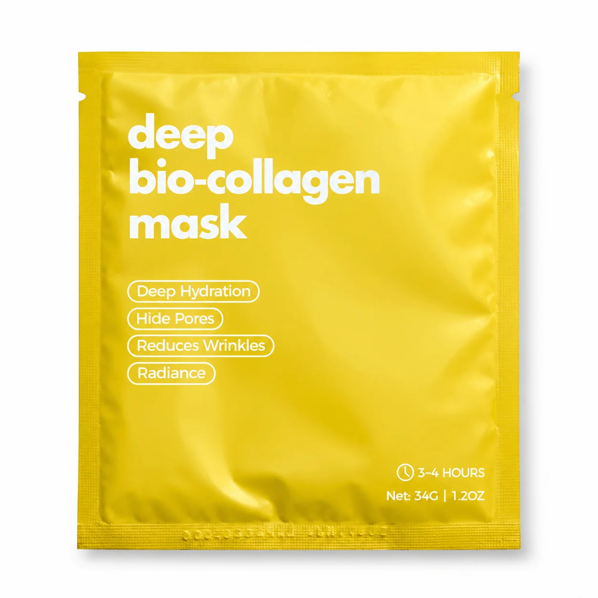 Deep Bio-Collagen Face Mask 34g hydrating facial mask – front packaging