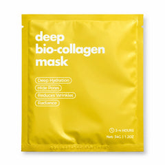 Deep Bio-Collagen Face Mask 34g hydrating facial mask – front packaging