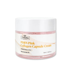 Jar of PDRN Pink Collagen Capsule Cream on a white background