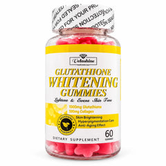 Velashine Glutathione Gummies with 1000mg glutathione and 100mg collagen, 60 gummies