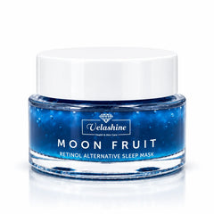 Velashine Moon Fruit Retinol Alternative Sleep Mask 30ml in blue jar