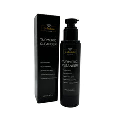 Turmeric Cleanser bottle and packaging on a white background